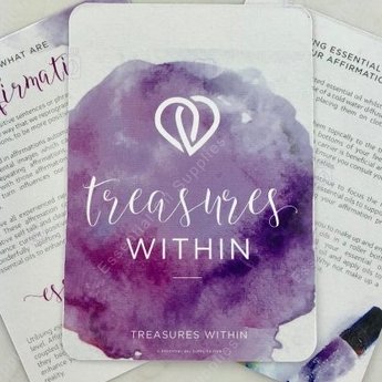 Essential Oil Supplies Treasures Within: Emotions  & Essential Oil Affirmation Cards