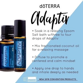 DōTERRA essential oils  Adaptiv Calming essentiële olie blend 10 ml. roller etherische olie