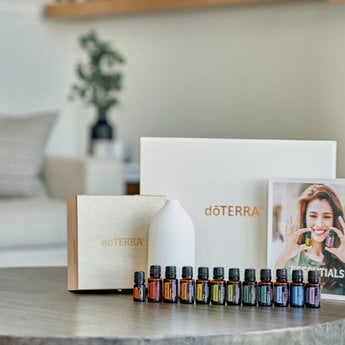 DōTERRA essential oils  Together kit with Laluz diffuser plus wooden box