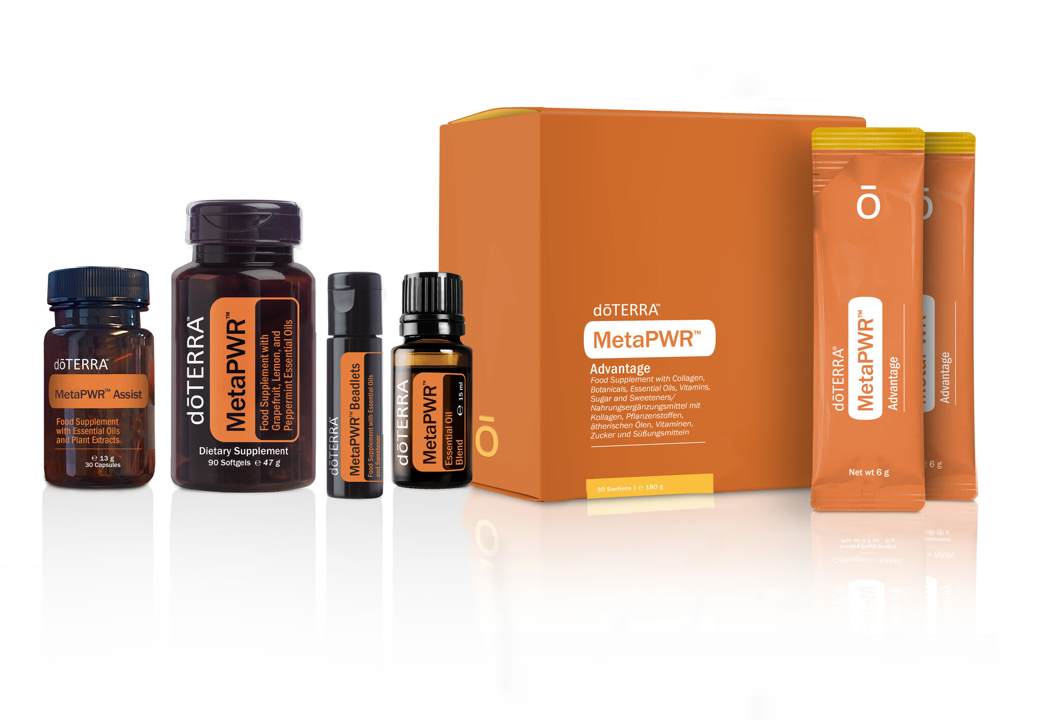 DōTERRA essential oils MetaPWR System - incl. Advantage, Assist