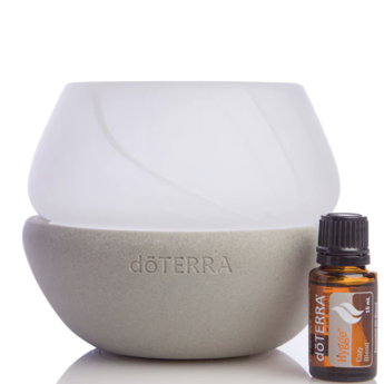 DōTERRA essential oils  Glow aromaverstuiver diffuser met Hygge blend 15 ml.