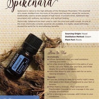 DōTERRA essential oils  Spikenard essential oil 5 ml.