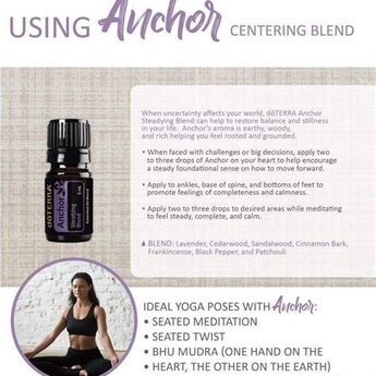 DōTERRA essential oils  Anchor Steadying blend 5 ml. -  Yoga Collection