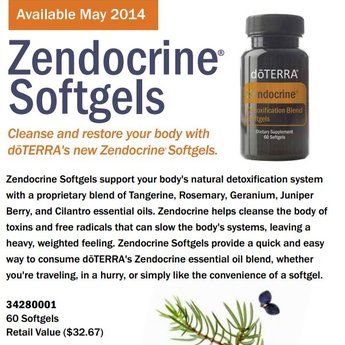 DōTERRA essential oils  Zendocrine softgels