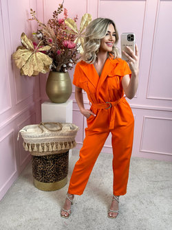 Maddie jumpsuit orange