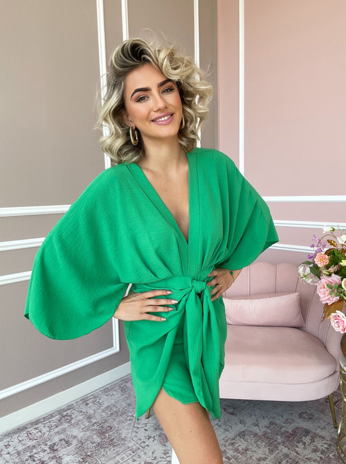 Saskia dress green