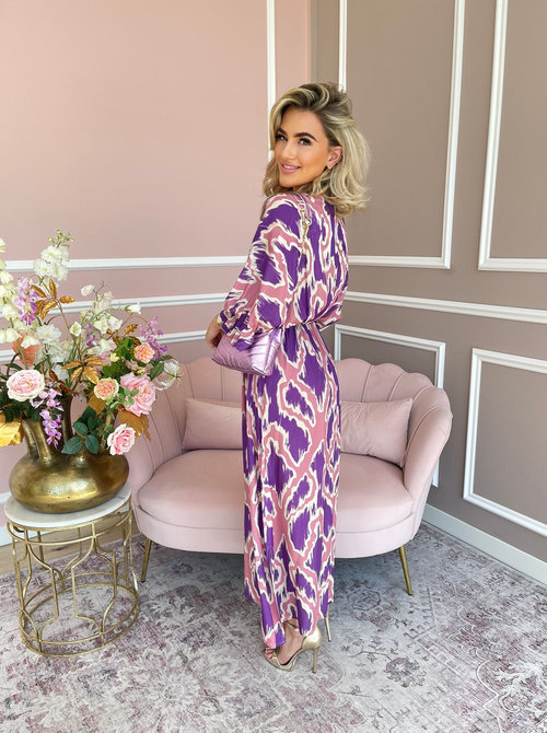 Avery maxi dress purple/pink