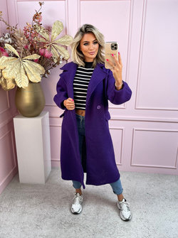 Nola coat purple