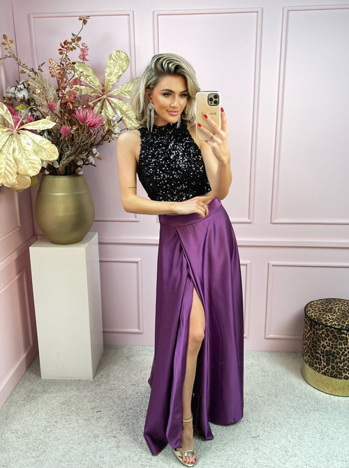 Glamour skirt purple