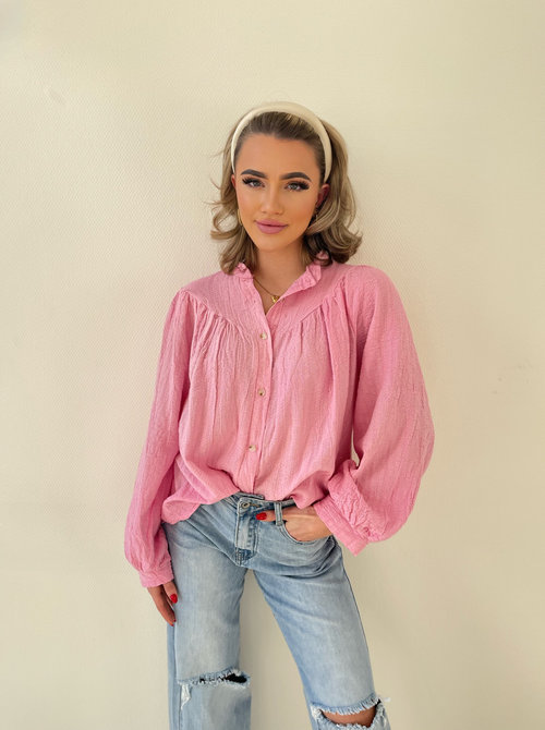 Lieke blouse pink