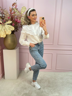 Lina blouse white