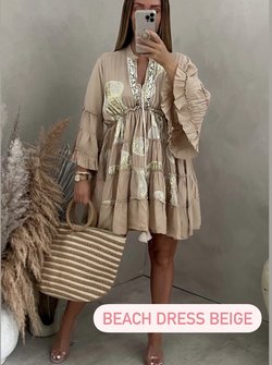 Beach dress beige