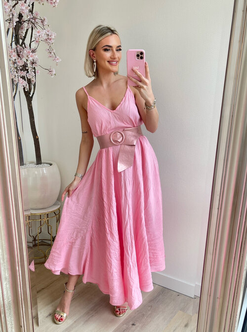 Denise maxi dress pink