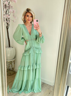 Alisha dress mintgreen