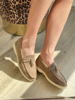 Lucy loafers taupe