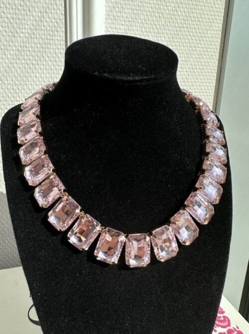Glamour necklace light pink
