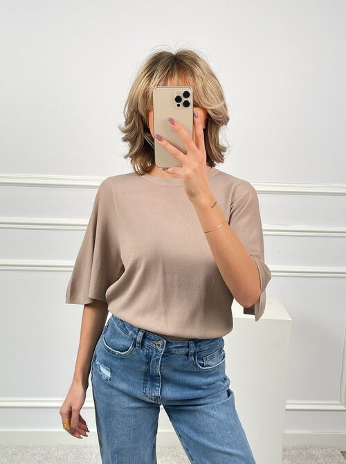 Lexi top taupe