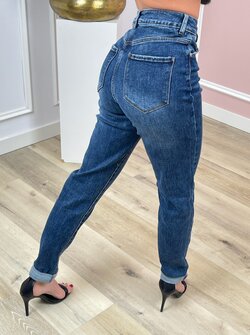 Las vegas denim dark mom jeans