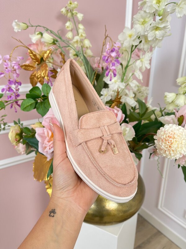 Marie loafers dusty pink