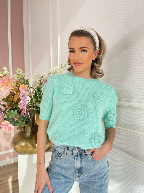 Blossom sweater mint