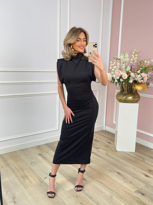 Leah maxi dress black