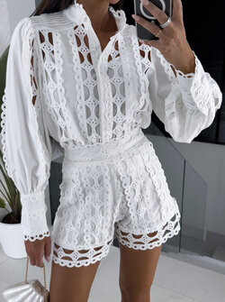 Lana lace set white