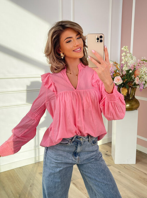 Cecilia blouse pink