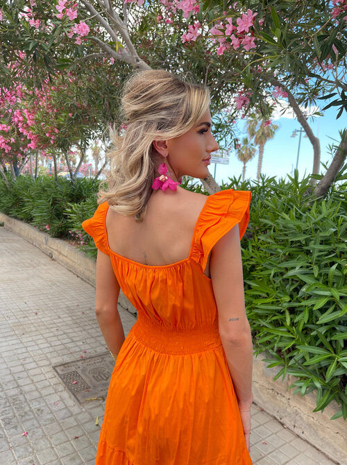 Callie maxi dress orange