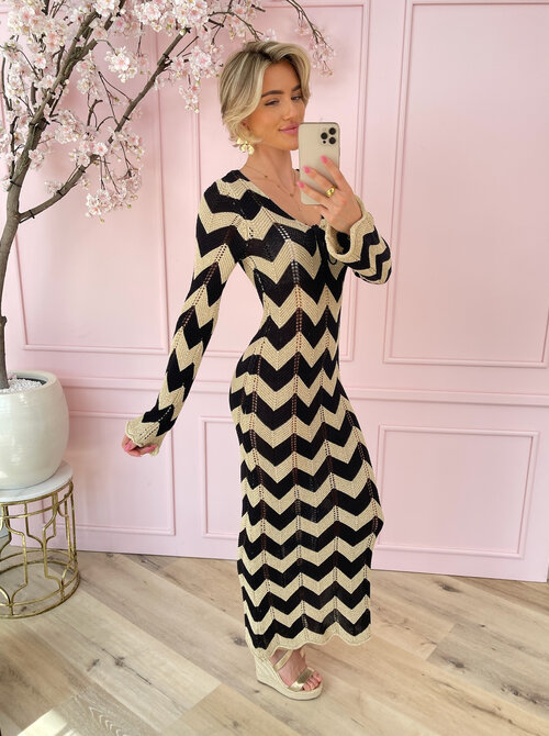 Zara maxi dress black