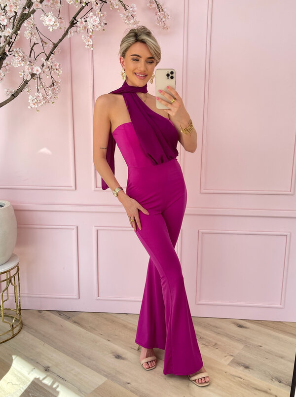 Fay jumpsuit magenta