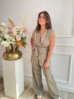 Jazzy suit taupe