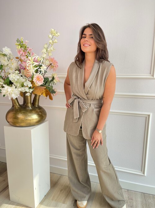 Jazzy suit taupe