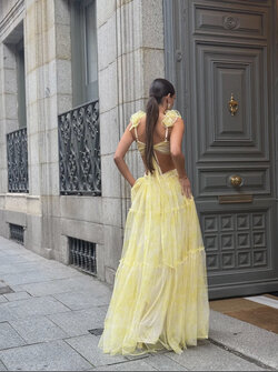 Khloe dress yellow