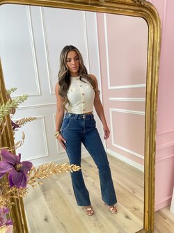 Sylvie top creme