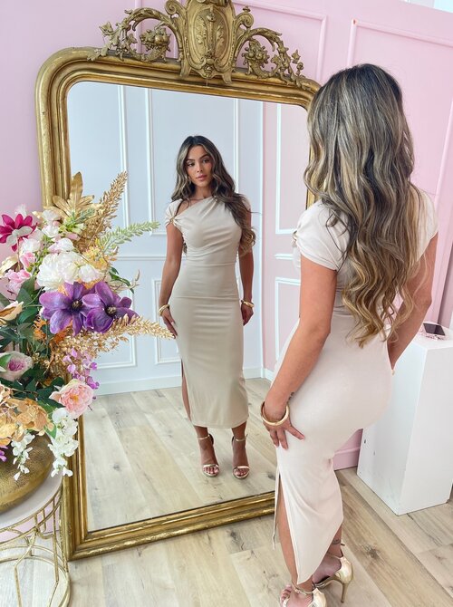 Verona dress beige