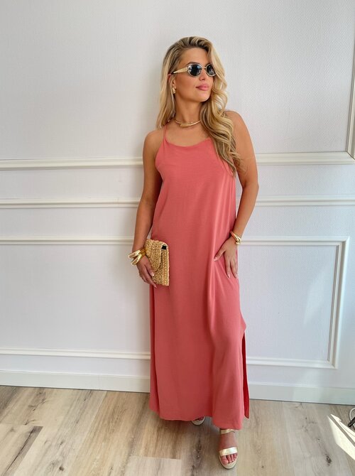Zinnia maxi dress dusty rose