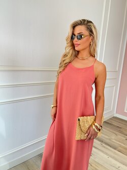 Zinnia maxi dress dusty rose