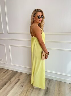 Zinnia maxi dress yellow