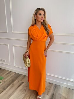 Gianna maxi dress orange
