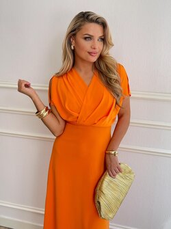 Gianna maxi dress orange
