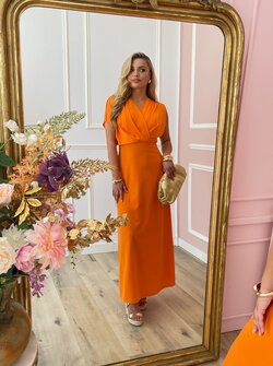 Gianna maxi dress orange