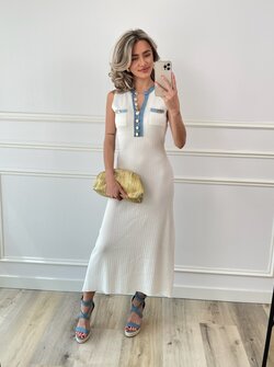 Daphne dress white