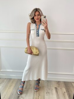 Daphne dress white