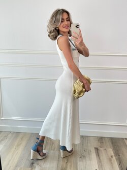 Daphne dress white