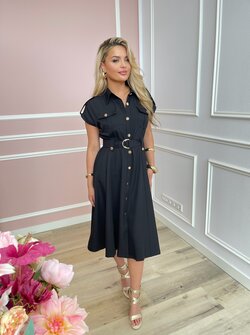 Evelina dress black