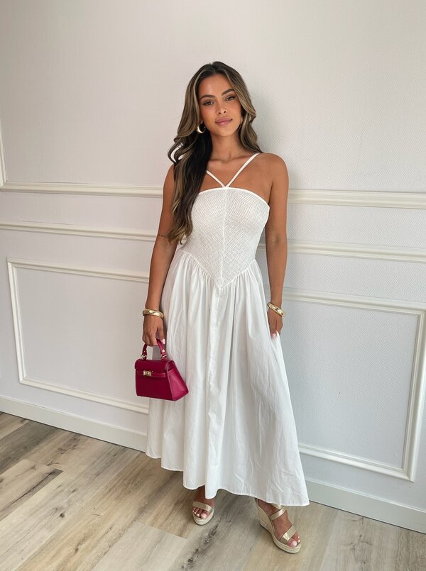 Noélie dress white