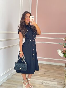 Evelina dress black