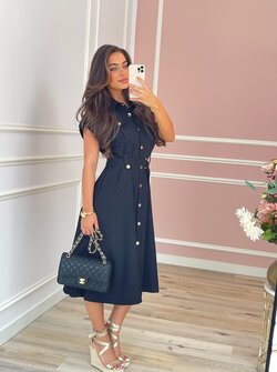 Evelina dress black