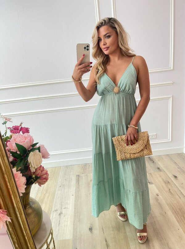 Mabel maxi dress mint