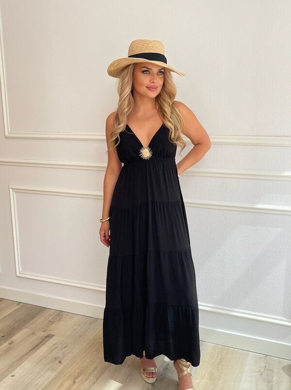 Mabel maxi dress black